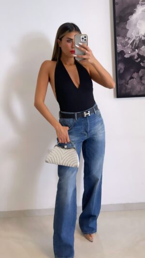 בגד גוף אניס שחור