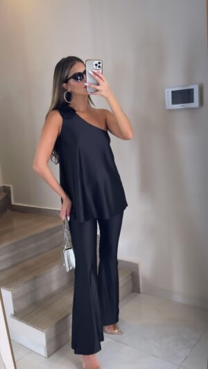 חליפת קורל - שחור