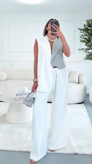 חליפת חצי לבן